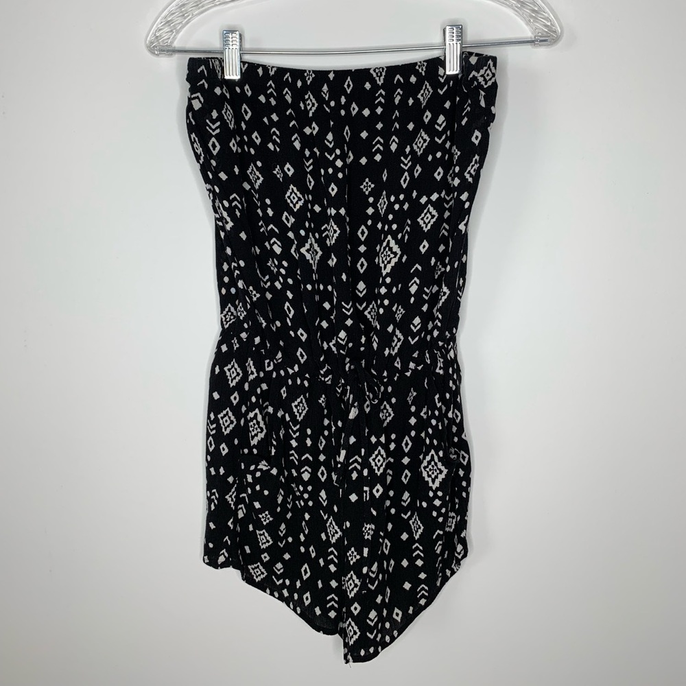 Aztec Strapless Romper